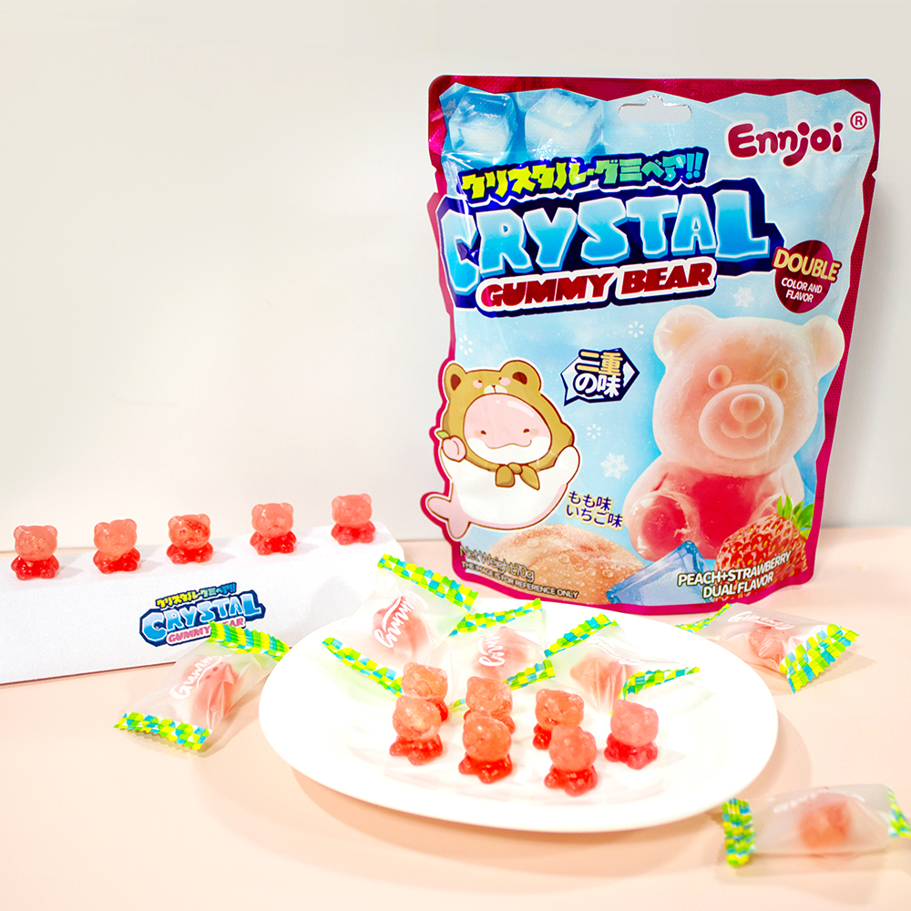 크리스탈 구미 베어 딸기복숭아맛 70g