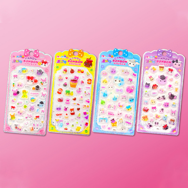 홋페짱 캔디 봉봉 스티커 (랜덤)