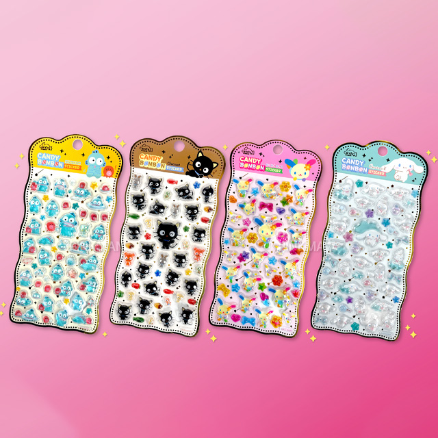 산리오 캔디 봉봉 스티커 2탄 (랜덤)