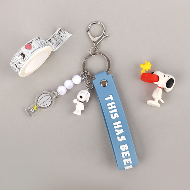 피너츠 피규어 스트랩 키링