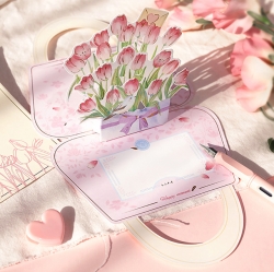 블룸백 플라워 3D 입체카드