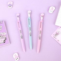 에스더버니 마스코트 3색펜 0.4mm 블루