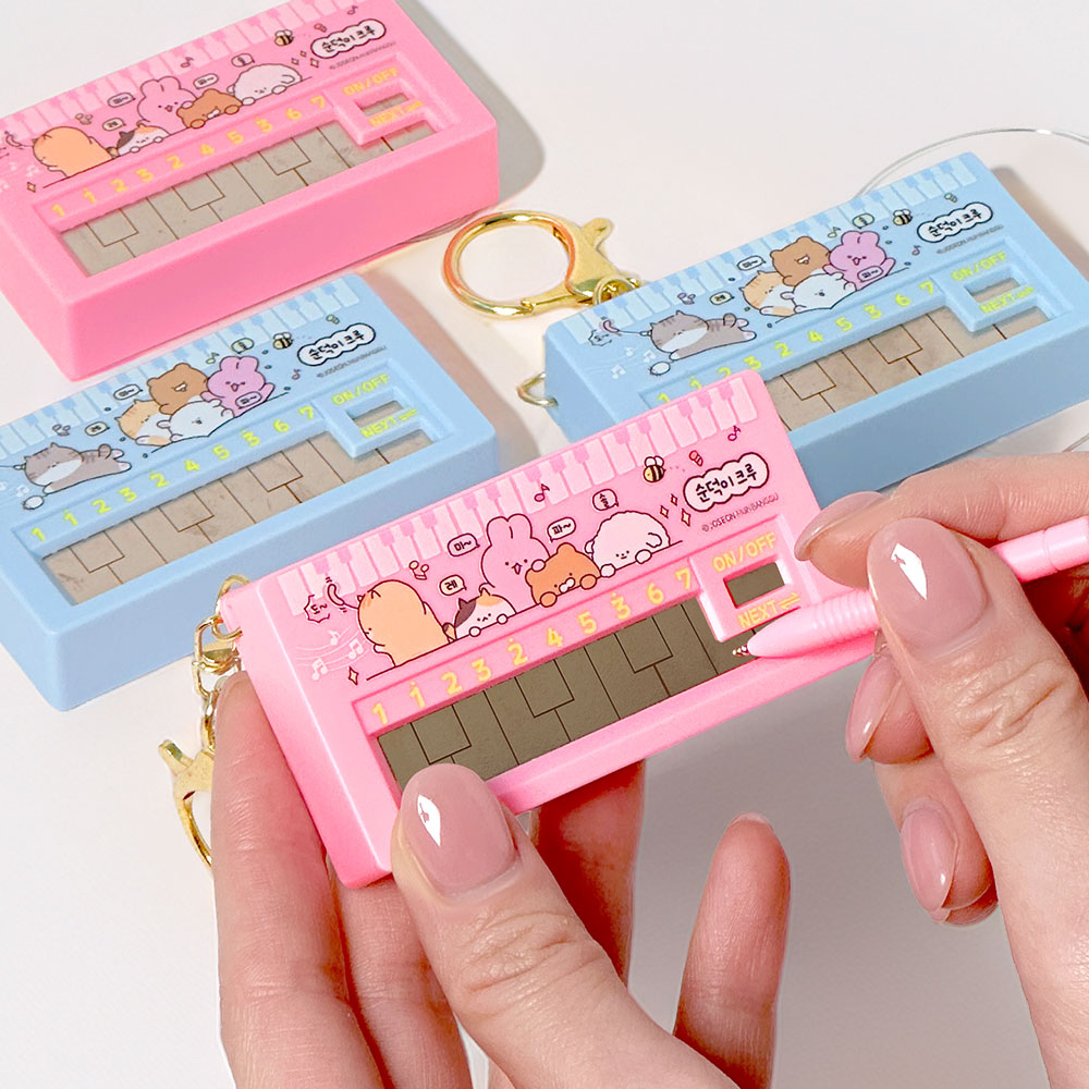 순덕이크루 센서있는 피아노 키링 (랜덤)