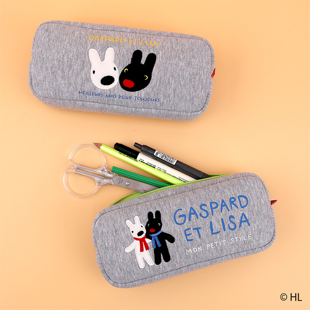 가스파드와 리사 아플리케 파우치