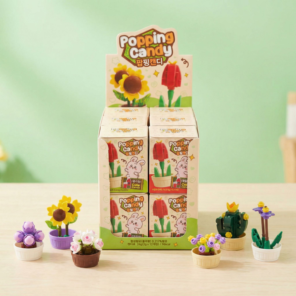 화분블럭 팝핑캔디 2g (12개 1세트) 