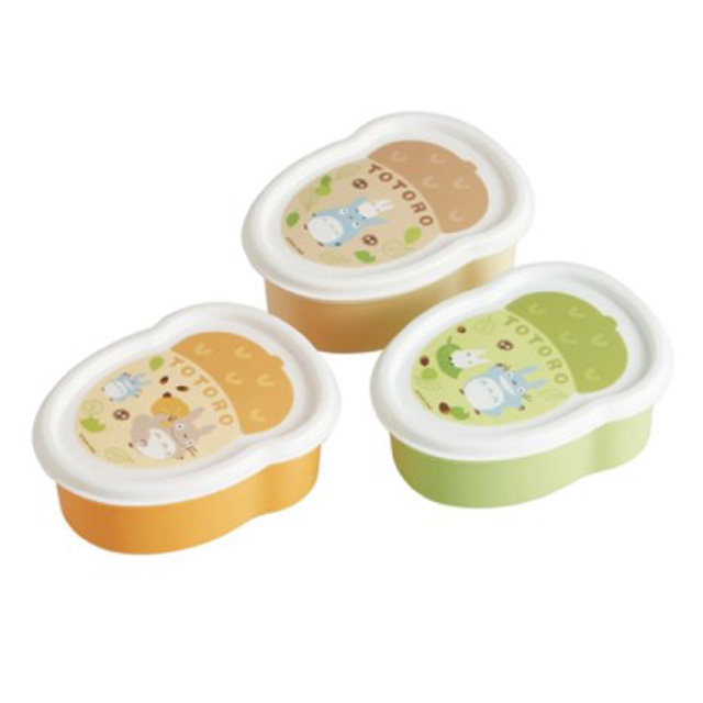 토토로 가든 도토리 씰 용기 3P 세트 (3개 1세트)