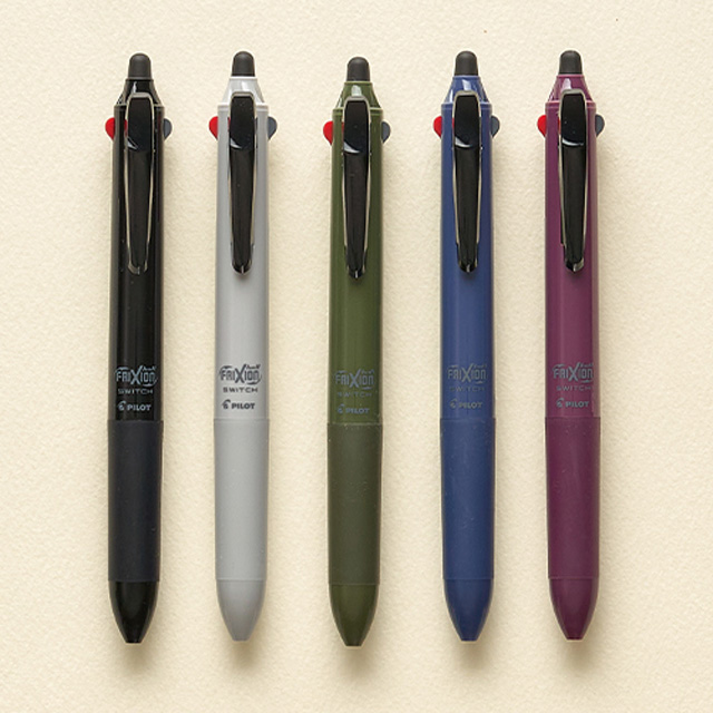 프릭션 볼 스위치 3색 0.5mm + 유성잉크 0.7mm   