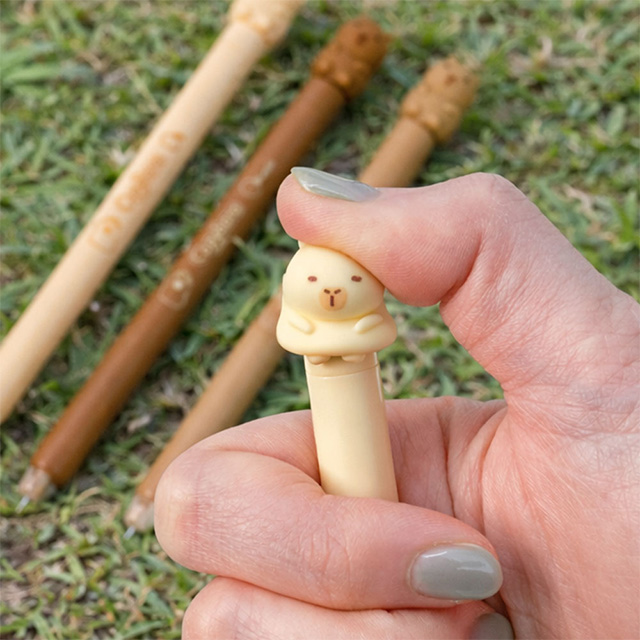 말랑말랑 카피바라 지워지는 중성펜 (24개 1세트)