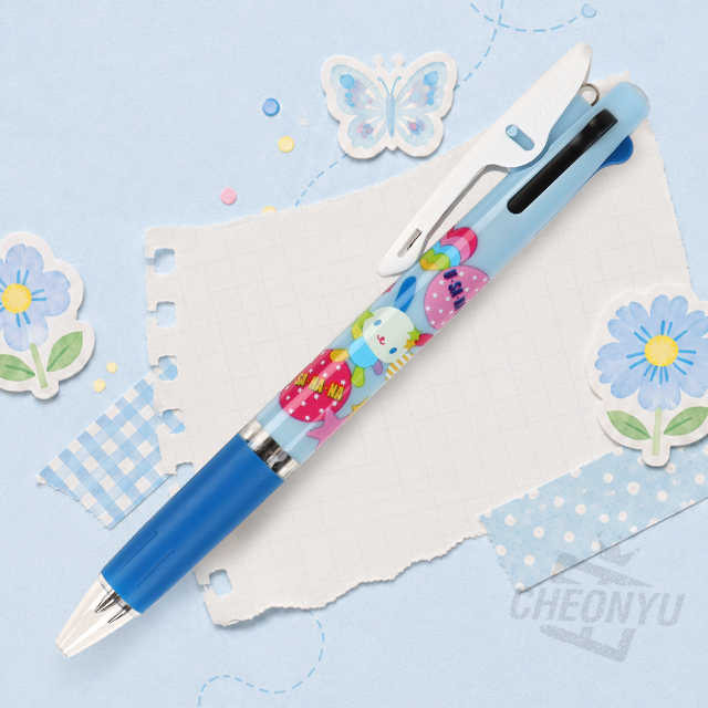 우사하나 제트스트림 3색 볼펜 0.5mm