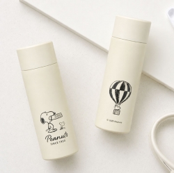 스누피 배지 스텐 머그 보틀 120ML