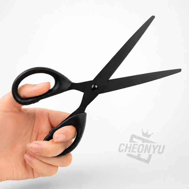 심플 베이직 그립 가위 18cm (랜덤)