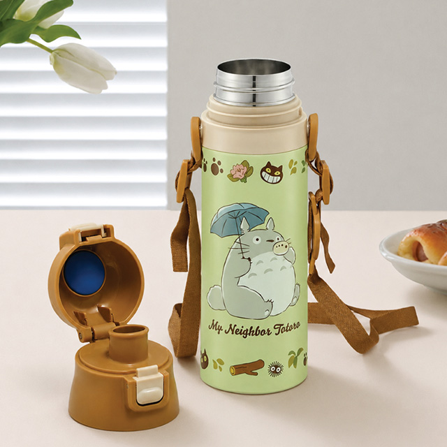 토토로 네코버스 원터치 스테인레스 보틀 470ml