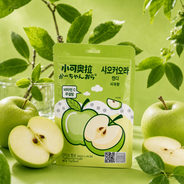 샤오커오라 캔디 15g_사과 (20개 1세트)