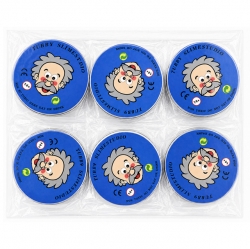 반짝반짝 박사퍼티 투명 슬라임 80g (6개 1세트)