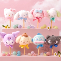 산리오 솜사탕 가방고리 5cm