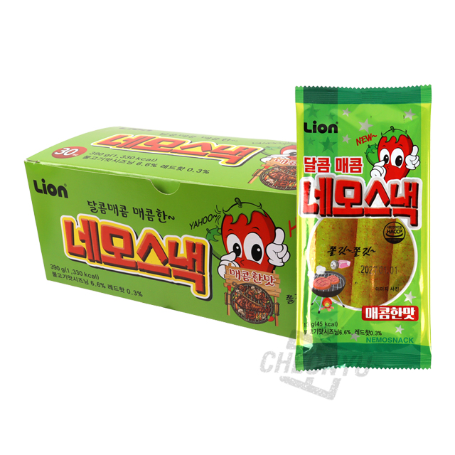 네모스낵 매콤한맛 13g (30개 1세트)
