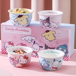 산리오 밥그릇 4P 세트