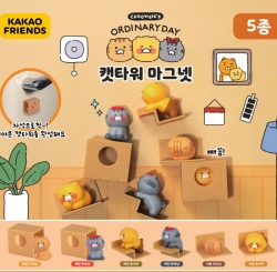 캡슐_카카오프렌즈 오디너리 데이 캣타워 마그넷 낱개 (랜덤)
