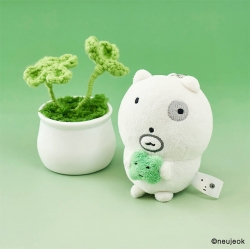 눈멍이 인형키링 8cm 행운멍이