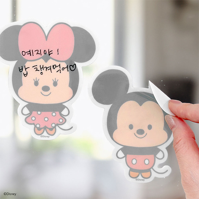 미키마우스 잘 붙는 점착 메모보드 (랜덤)