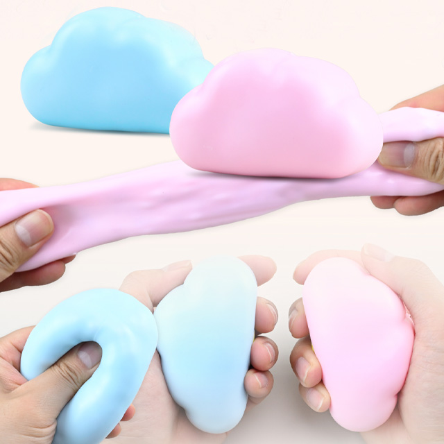파스텔 구름 크런치 슬랑이 (랜덤)