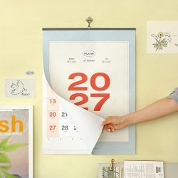 2027 플로우 월 캘린더 A2 벽걸이달력 대형 카렌다