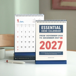 2027 에센셜 탁상달력 데스크 캘린더 음력 책상 스케줄러