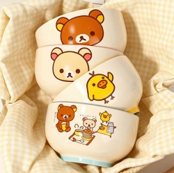 리락쿠마 공기밥 4P 세트