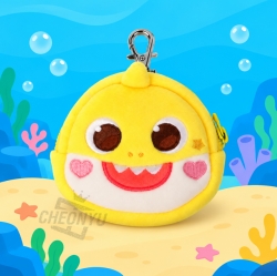 핑크퐁 아기상어 얼굴 파우치 10cm