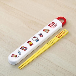 헬로키티 슈퍼마켓 슬라이드 젓가락 세트 16.5cm