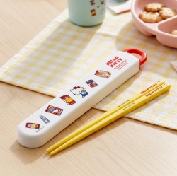 헬로키티 슈퍼마켓 슬라이드 젓가락 세트 16.5cm