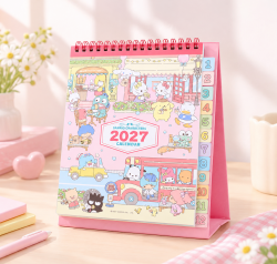 산리오 2027년 인덱스 탁상 달력